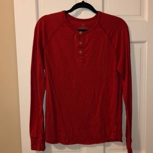 American Eagle red long sleeve under shirt